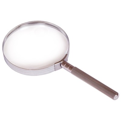 Lupa de mà unifocal H-9206. Lent vidre diàmetre 100 mm (2x)