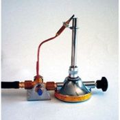 Bec gas Bunsen seguretat 11 mm amb reguladors. Gas natural