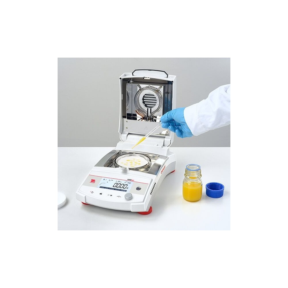 Termobalanza humedad Ohaus MB-62. Capacidad 90 gramos en 1 mg