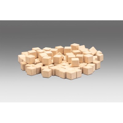 Bloque multibase madera unidad. Medidas 10x10x10 mm