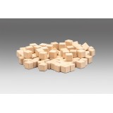 Bloque multibase madera unidad. Medidas 10x10x10 mm