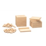 Bloques multibase madera base 10 F-146. Caja 121 piezas