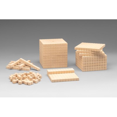 Bloques multibase madera base 10 F-146. Caja 121 piezas