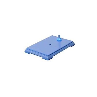 Suport peu plat barra 9x500 mm. Peu planxa 125x225 mm