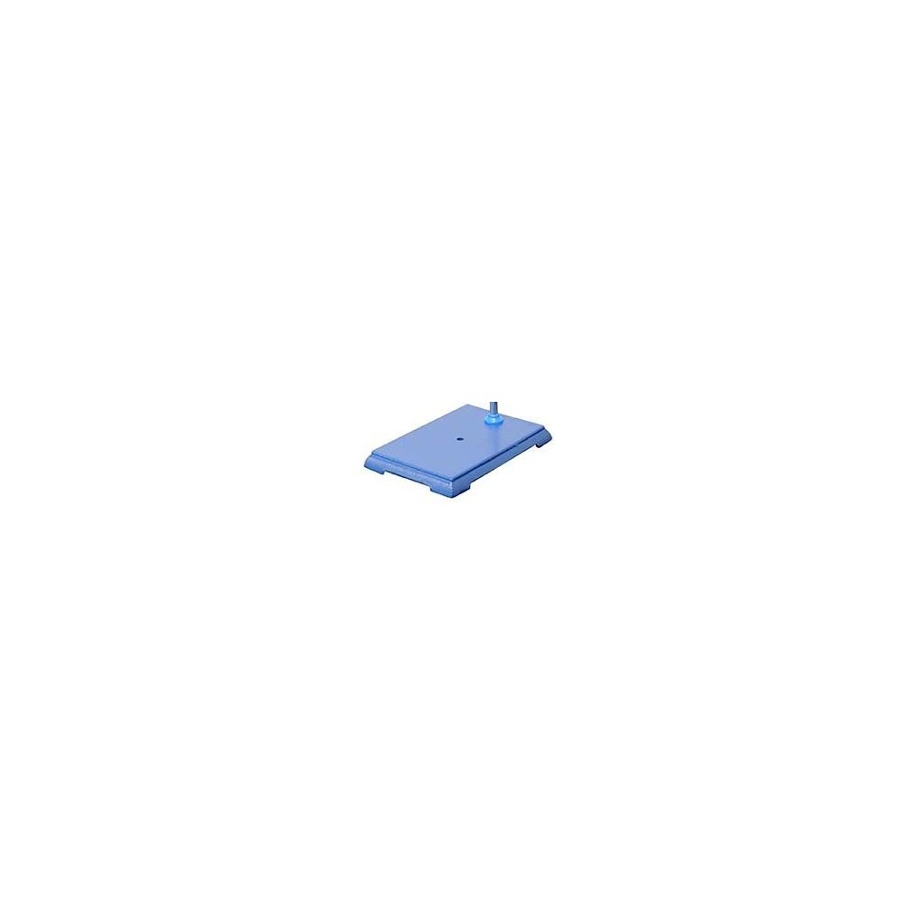 Suport peu plat barra 9x500 mm. Peu planxa 125x225 mm