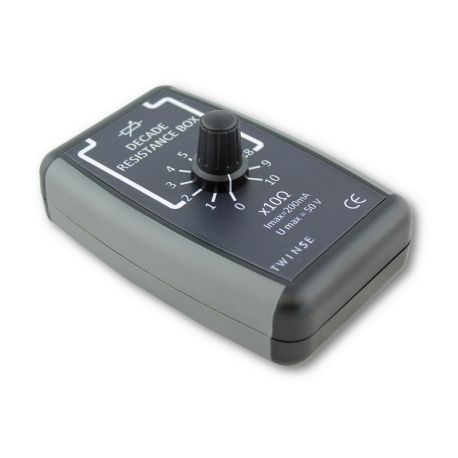 Década 1 resistencia DE-102008. Caja x1 ohm