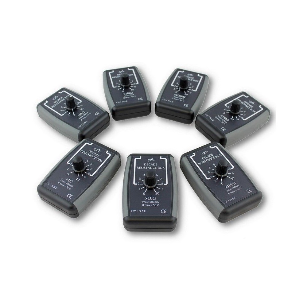 Caixa dècades de resistències DE-102004. Caixa 4 dècades