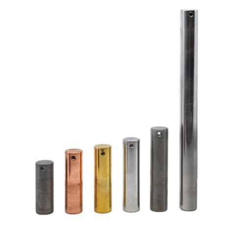 Equal mass cylinders with 16x50-190 mm hole PH-0432. Base 6 materials