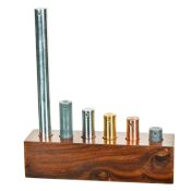 Cilindros masas iguales con orificio 16x50-190 mm PH-0432. Base 6 materiales