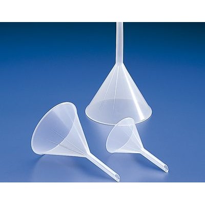 Embudo forma alemana plástico PP K-156 PNC-013. Diámetro 183 mm