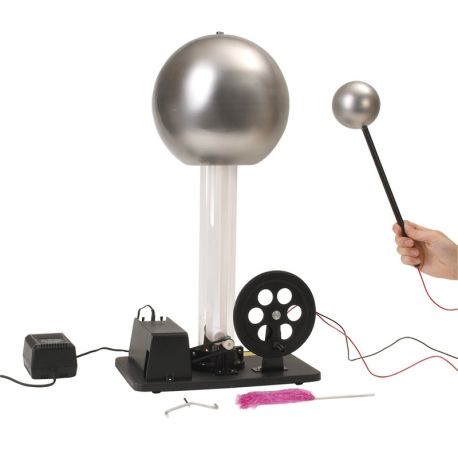 Van de Graaff DE525-3B generator. Spark length 150 mm