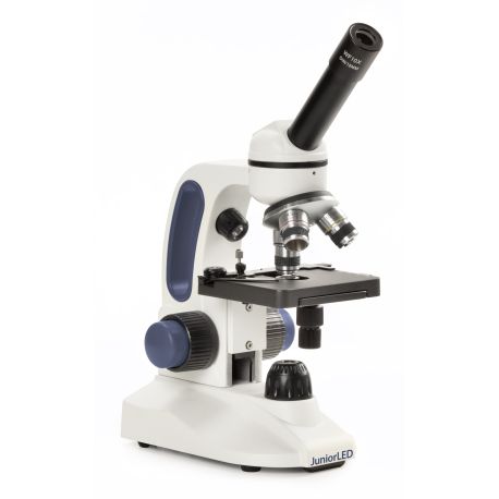 Microscopio acromático Junior LED JR-1051. Monocular 40-400x