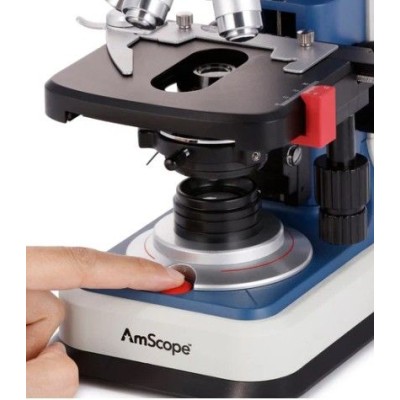 Microscopi Amscope B120C-R. Binocular acromàtic 40x-2500x