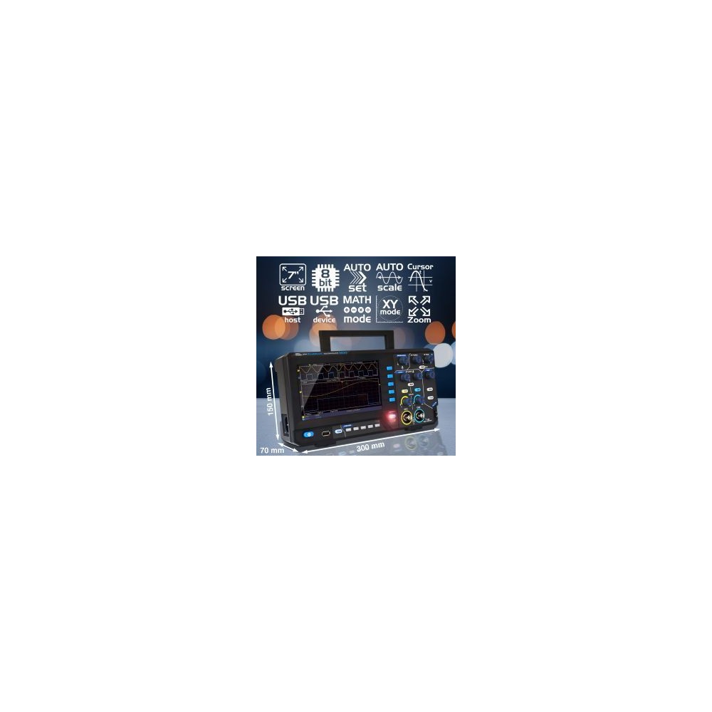 Oscil·loscopi taula Peaktech P-1400. USB canals 2x5 MHz