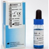 Reactivo grupo sanguíneo anti-A monoclonal. Frasco 10 ml