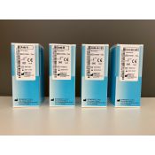 Reactivos grupos sanguíneos anti-A-B-AB-D(IgG+IgM). Kit 4 cajas x 10 ml