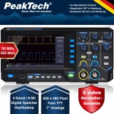 Osciloscopio mesa Peaktech P-1403. USB canales 2x50 MHz