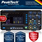 Osciloscopio mesa Peaktech P-1404. USB canales 2x100 MHz