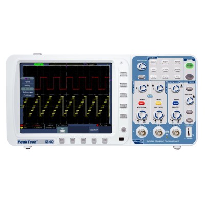 Osciloscopio mesa Peaktech P-1240. USB-LAN-VGA canales 2x60 MHz