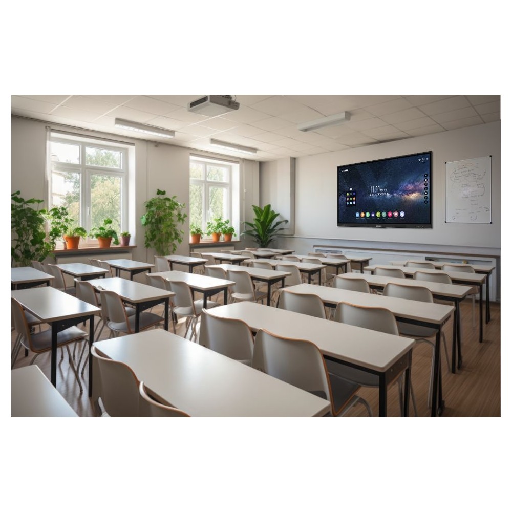 Monitor interactiu Traulux TX-65P. Àrea 65 polzades (1429x804 mm)