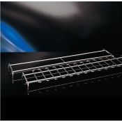 Soporte tinción acero inoxidable S-004. Capacidad 12 portaobjetos