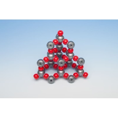 Model cristalográfico dióxido de silicio MKO-137-66. Juego 66 àtoms
