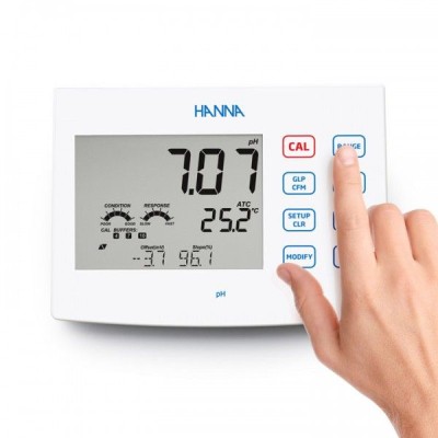 pH-metre laboratori Hanna HI-2620-02. Rangs pH-Temp