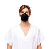 Mascarillas autofiltrantes partículas FFP2 negras sin válvula. Pack 500 unidades