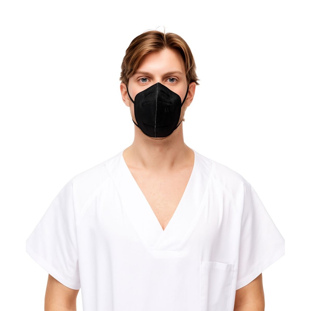 Mascarillas autofiltrantes partículas FFP2 negras sin válvula. Pack 1000 unidades