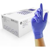 Guantes examen nitrilo antialérgico Zero. Caja 10x100 unidades