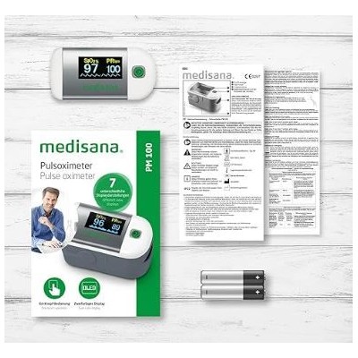 Pulsioxímetre Medisana PM-100. Ritme cardíac i oxigen en sang