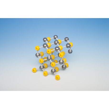 Silicon dioxide crystallographic model MKO-137-66. 66 atoms game