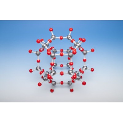 Silicon dioxide crystallographic model MKO-137-66. 66 atoms game
