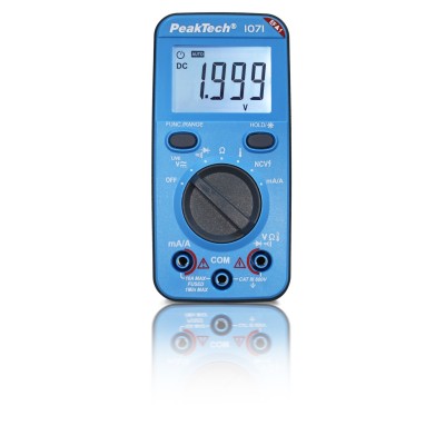 Multímetre digital Peaktech P-1071. Vcc-Vca-Acc-Aca-Ohm-nF-Temp