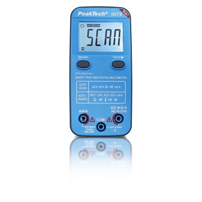 Multímetro autoescaneo Peaktech P-1073. Vcc-Vca-Acc-Aca-Ohm-nF-Tem