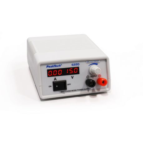 Font alimentació laboratori P-6220. Digital CC 1'5-15V/2A