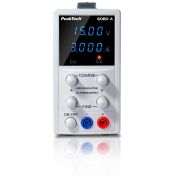 Font alimentació laboratori P-6080A. Digital CC 0-15V/0-3A