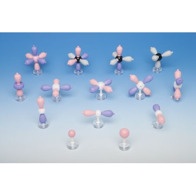 Modelos moleculares MOS-901-14. Orbitales atómicos, 14 modelos