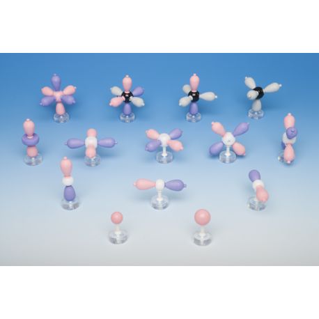 Modelos moleculares MOS-901-14. Orbitales atómicos, 14 modelos