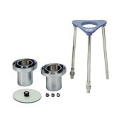 Suport trespeus viscosímetre copa S-7001021. Disc enrasar amb nivell