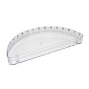 Cubeta óptica semicilíndrica transparente DO-110006. Graduada 200 mm