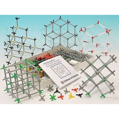 Modelos moleculares Orbit-0048. Redes cristalinas, 380 átomos
