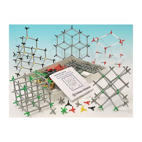 Modelos moleculares Orbit-0048. Redes cristalinas, 380 átomos