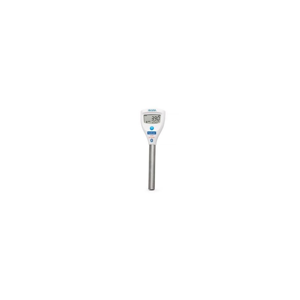 pH-metre Bluetooth HALO2 HI-9810352. Cuerpo titanio hielo. Punta superfícial