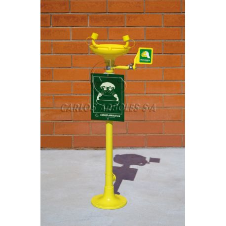 Rentaülls emergència CA-2220. Columna amb recollidor plàstic ABS