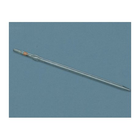 Pipeta graduada vidre terminal 0'1 ml DGG-007. Capacitat 50 ml