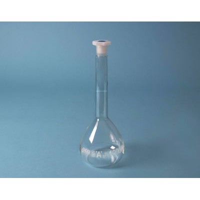 Matraces aforados cristal tapón plástico PP 1000 ml DDB-009. Caja 6 unidades