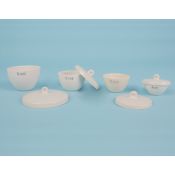 Crisoles porcelana bajos 50 ml (38x59 mm) CPD-004. Caja 10 unidades