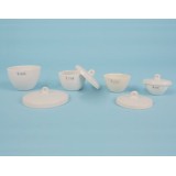 Crisoles porcelana bajos 50 ml (38x59 mm) CPD-004. Caja 10 unidades