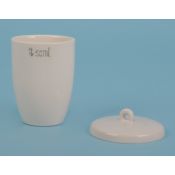 Crisoles porcelana altos 50 ml (58x43 mm) CPB-008. Caja 10 unidades